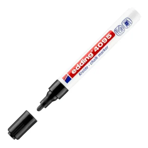 Marker kredowy e-4095 Edding, 2-3mm, czarny