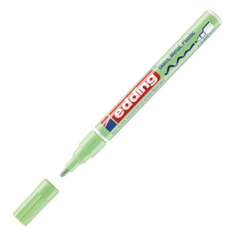 Marker olejowy połyskujący Edding e-751 1-2 mm zielony pastelowy