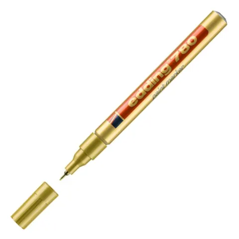 Marker olejowy Edding e-780 0,8mm złoty