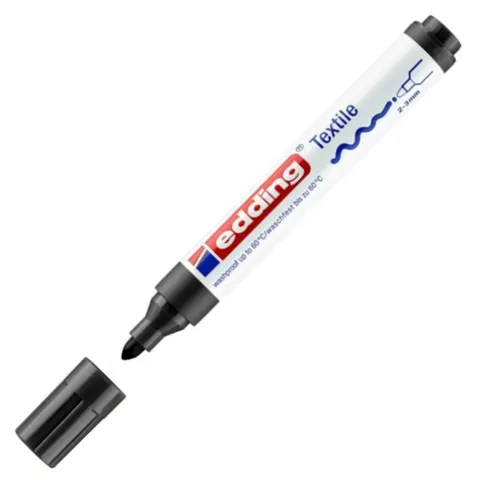 Marker tekstylny e-4500 Edding, 2-3mm, czarny