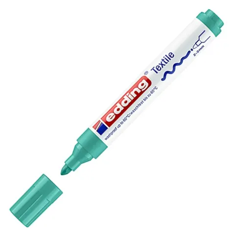 Marker tekstylny e-4500 Edding, 2-3 mm, bladozielony