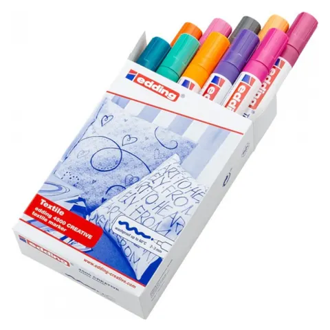 Marker tekstylny e-4500/10 S Edding 2-3mm 10 szt.