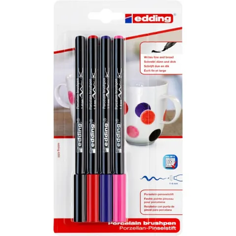 Pisak do porcelany Edding e-4200 4 kolory