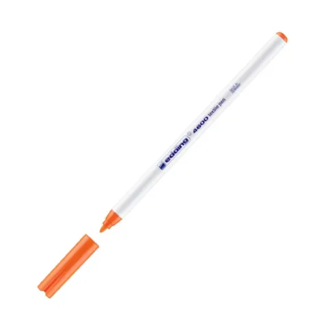 Pisak tekstylny e-4600 Edding, 1 mm, pomarańczowy neonowy