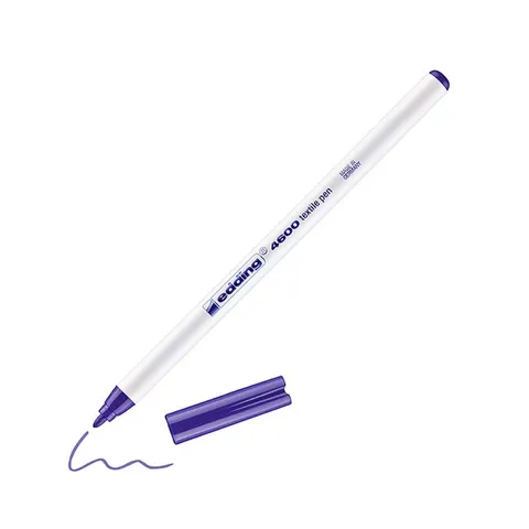 Pisak tekstylny e-4600 Edding, 1 mm, fioletowy