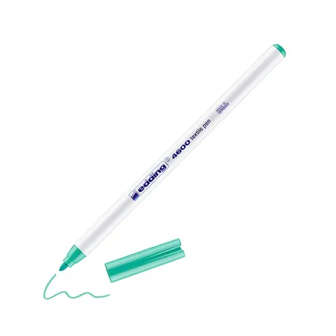 Pisak tekstylny e-4600 Edding, 1 mm, bladozielony