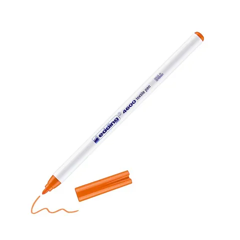 Pisak tekstylny e-4600 Edding, 1 mm, pomarańczowy