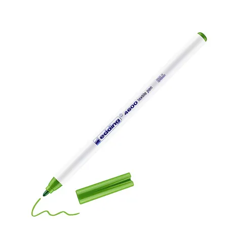Pisak tekstylny e-4600 Edding, 1 mm, jasnozielony