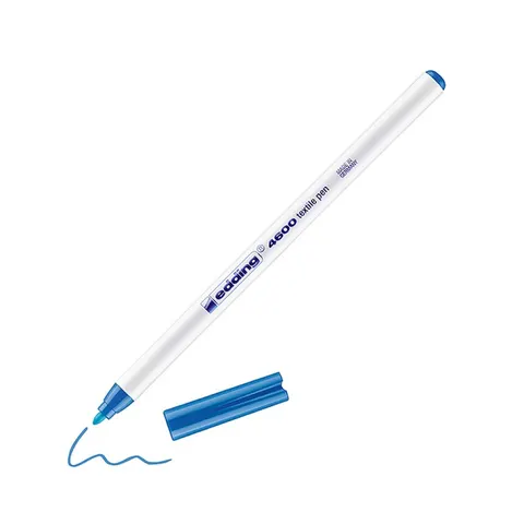 Pisak tekstylny e-4600 Edding, 1 mm, jasnoniebieski