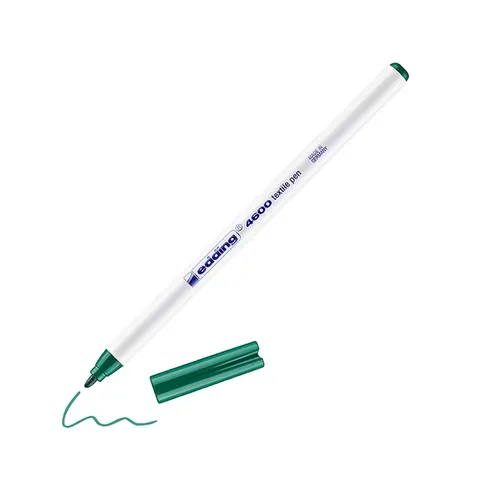 Pisak tekstylny e-4600 Edding, 1 mm, zielony