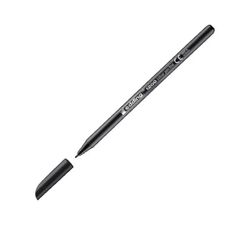 Pisak z cienką końcówką e-1200 Edding, 1mm, czarny