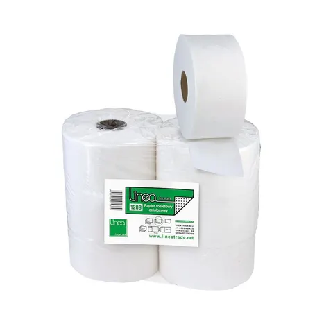Papier toaletowy Linea Jumbo biały 6 rolek