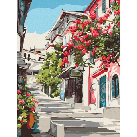 Obraz BRUSHME malowanie po numerach 40x50 cm Grecja