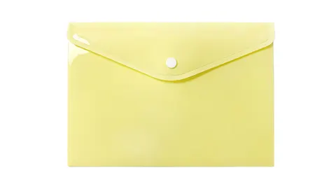 Teczka koperta A5 PP pastel żółty TKP-A5-03 BIURFOL