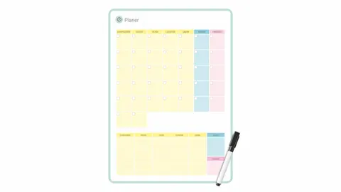 Planer magnetyczny 25 x 35 miesięczny + marker gratis