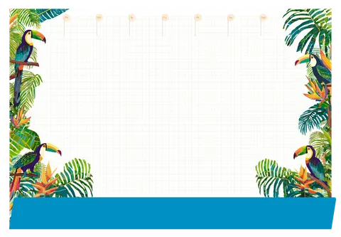 Podkład na biurko B3 Notes 35 x 50 cm - Tropic