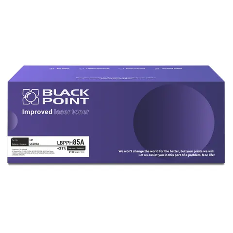 Toner Black Point Lbpph85a Zastępuje Hp Ce285a