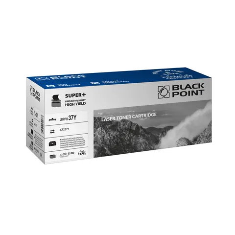 Toner Black Point LBPPH37Y zastępuje HP CF237Y, black, 51000 stron.