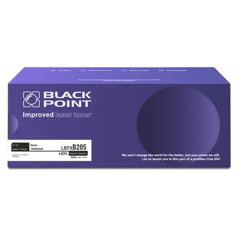 Toner Black Point LBPXB205 zastępuje Xerox 106R04348, 3000 stron