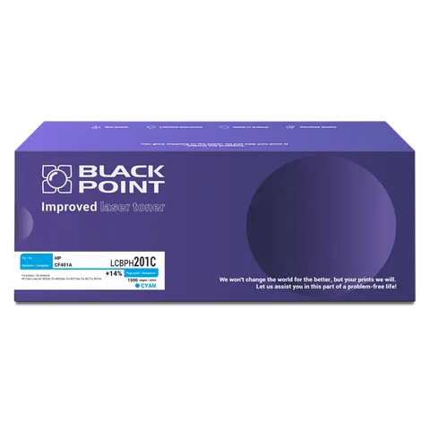 Toner Black Point LCBPH201C zastępuje HP CF401A, niebieski