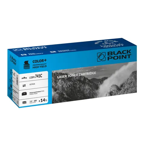 Toner Black Point LCBPH741C zastępuje HP CE741A cyan
