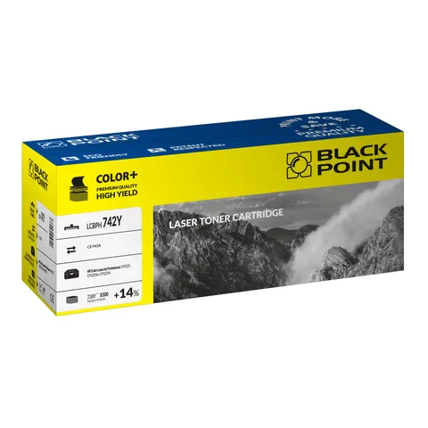 Toner Black Point LCBPH742Y zastępuje HP CE742A yellow