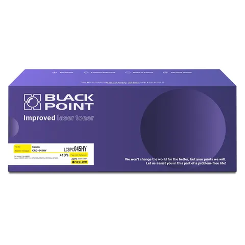 Toner Black Point LCBPC045HY zastępuje Canon CRG-045HY yellow