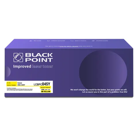 Toner Black Point LCBPC045Y zastępuje Canon CRG-045Y yellow