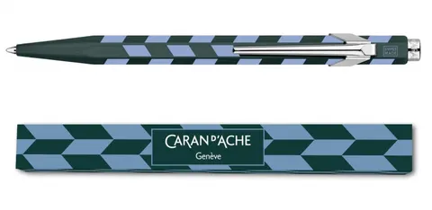 Długopis CARAN D'ACHE 849 Mosaic, spruce green