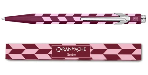 Długopis CARAN D'ACHE 849 Mosaic, garnet red