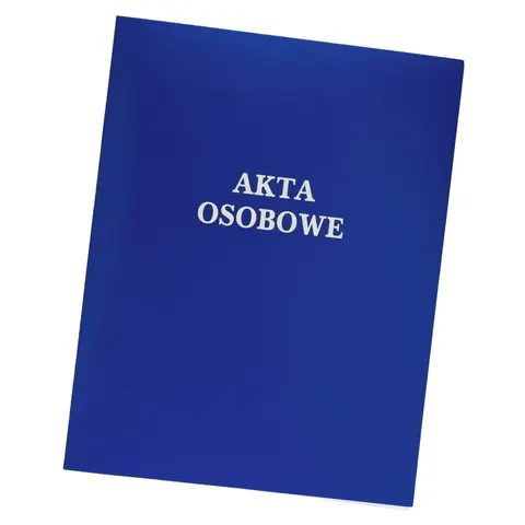 Teczka do akt osobowych z ringiem Barbara granatowa