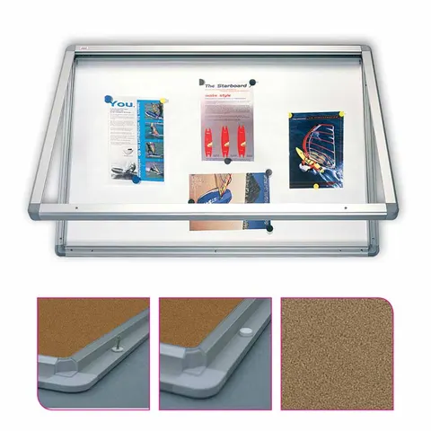 Gablota informacyjna suchościeralna 2x3 120 x 90 cm