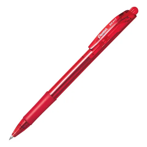 Długopis automatyczny Pentel BK417 WOW czerwony