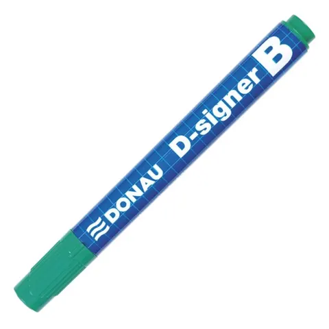 Marker Donau D-Signer do tablic suchościeralnych okrągły 2-4 mm zielony