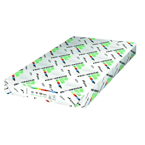 Papier ksero satynowany Pro-Design A3 90 g 500 ark. biały