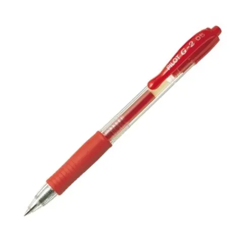 Pióro żelowe Pilot G2 Gel 0,32 mm automatyczne czerwone