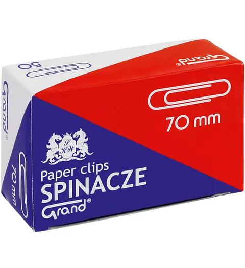 Spinacze metalowe okrągłe Grand 70 mm