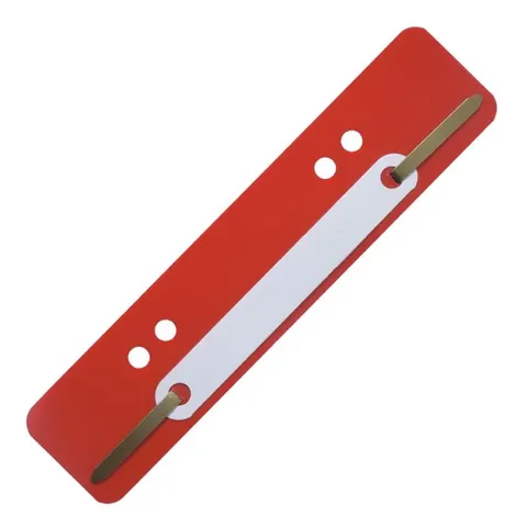 Wąsy skoroszytowe Durable czerwone 25 szt.