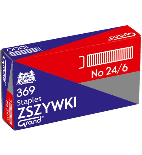 Zszywki Grand 24/6 Ocynkowane