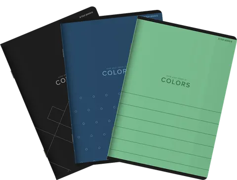 Zeszyt TOP 2000 Colors A4 60k w kratkę z marginesem
