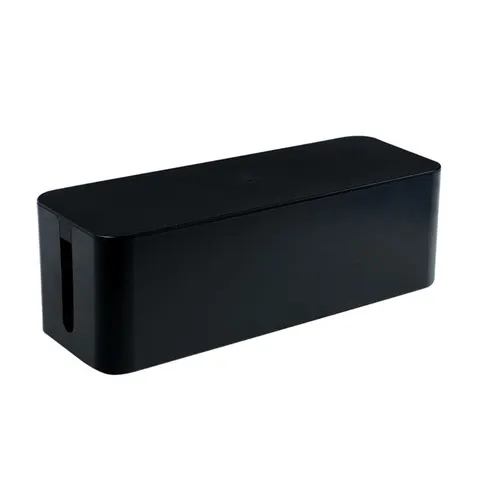 Pojemnik na Kable duży Organizer na Listwy BOX Yellow One czarny