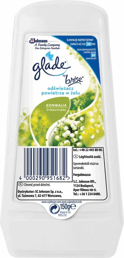Odświeżacz powietrza w żelu Glade konwalia 150g