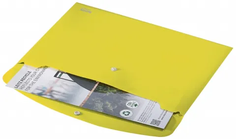 Teczka kopertowa Leitz Recycle A-4 żółta