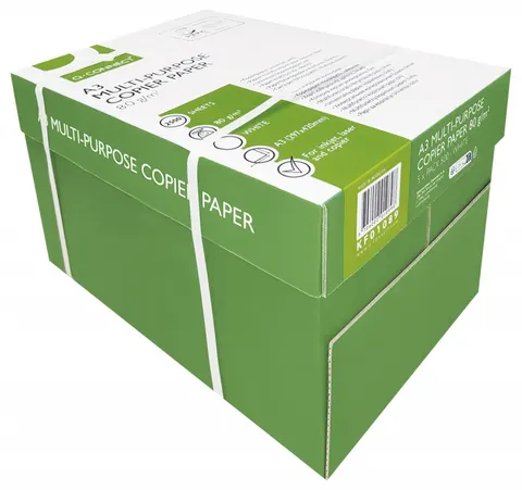 Papier xero A-3 QConnect 80g klasa B karton, 5 ryz