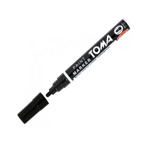 Marker olejowy Toma czarny okrągły TO-44032