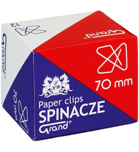Spinacze metalowe krzyżowe Grand 70 mm