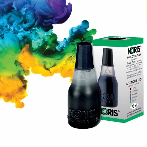 Tusz Noris 110S do pieczątek gumowych 25 ml niebieski