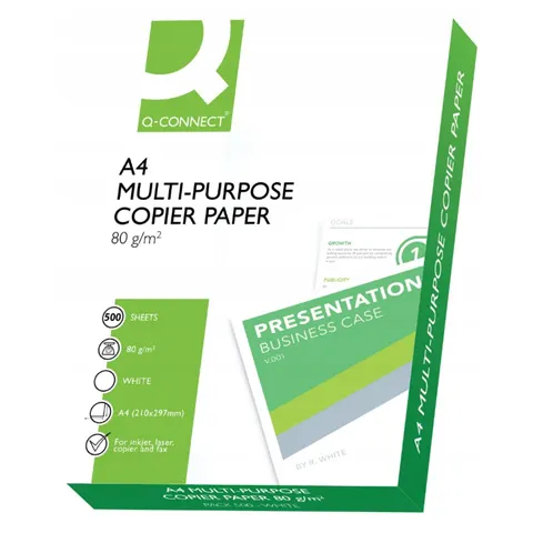 Papier ksero do drukarek A4 Q-Connect klasa B 80g 500 ark