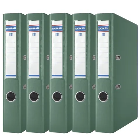 Zestaw 5x Segregator biurowy Donau Master A4 50 mm zielony