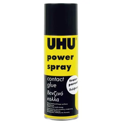 Klej uniwersalny w spayu UHU power spray 200 ml